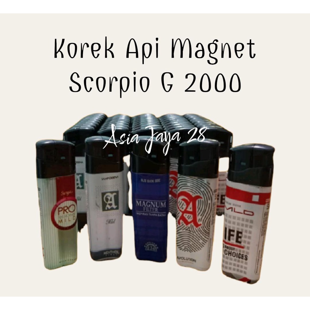 Korek Api MURAH Elegan G2000 – Scorpio G 2000 (1 PC)