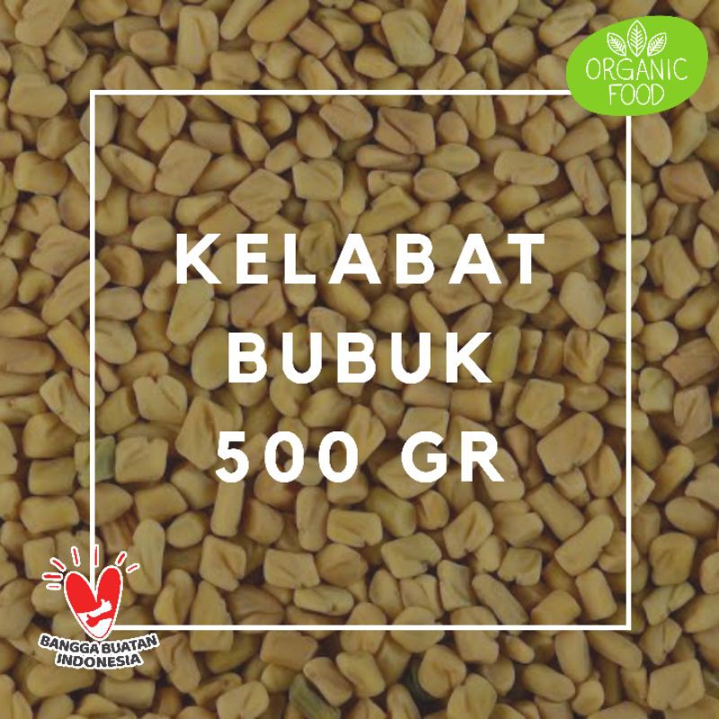 Jual Kelabat Bubuk Fenugreek Powder 100 Organic 500gr Shopee Indonesia