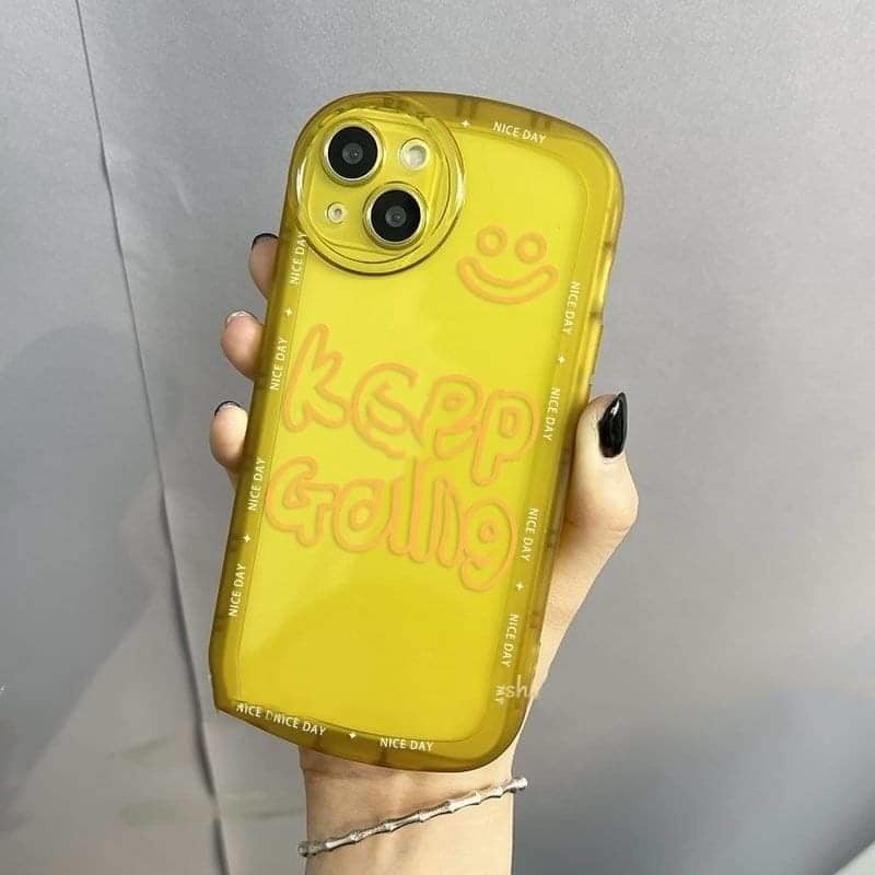 Case Motif Smiley Untuk iPhone 12 13 11 Pro Max X Xs Max Xr