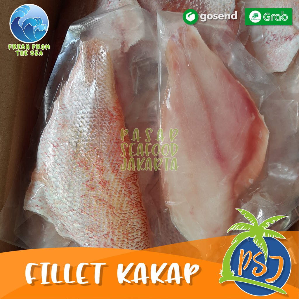 

PROMI Fillet Kakap / IKAN KAKAP MERAH FILLET 1Kg / FILLET KAKAP MURAH