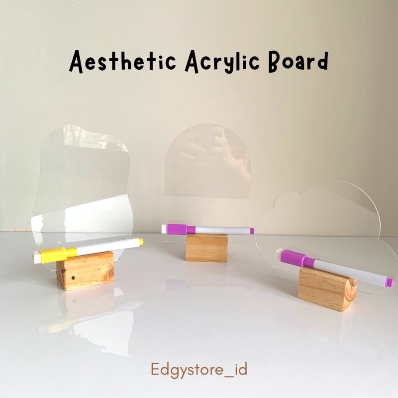 

Aesthetic Acrylic Board Papan Tulis Akrilik