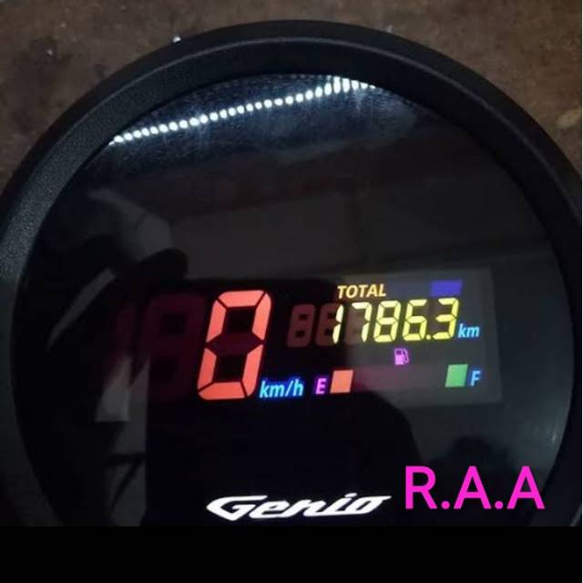 Paket Modif Stiker speedometer LCD HONDA Genio