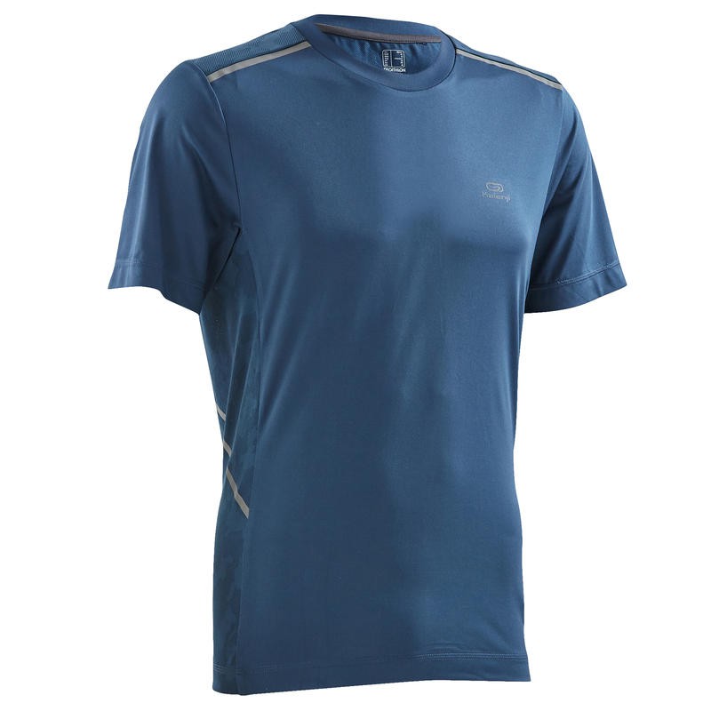 Kalenji Kaos Lari Dryfit Pria Petrole Blue