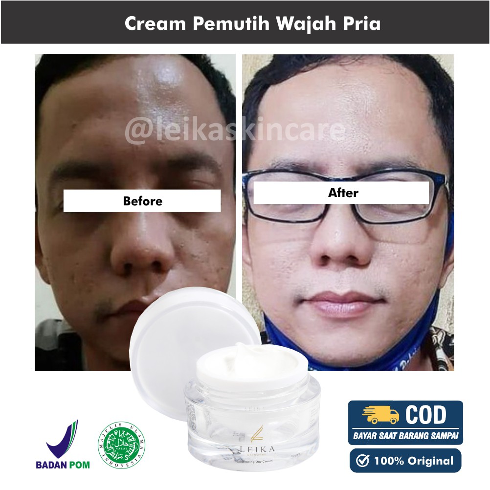 AMAN BPOM Pemutih Wajah Pria Cream Pemutih Wajah Cream Wajah Pria Krim Pemutih Wajah Bpom Skincare P