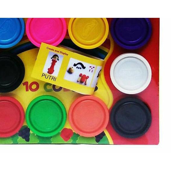 ➥ Play Doh isi 10 Pcs / Play Doh Set / Mainan edukasi Play doh ➫