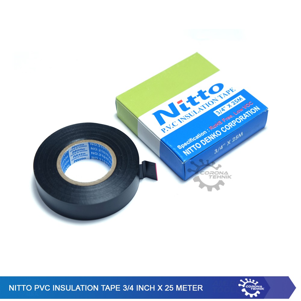 Nitto PVC Insulation Tape 3/4 Inch x 25 Meter