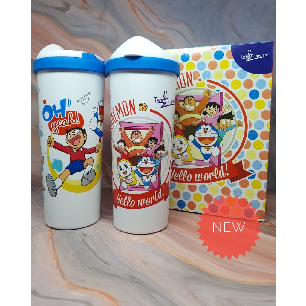 NEW Duo Kidz Tall Tumbler Doraemon TULIPWARE 400ml