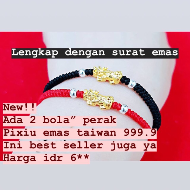 Gelang Pixiu Emas 999 9 24k Taiwan