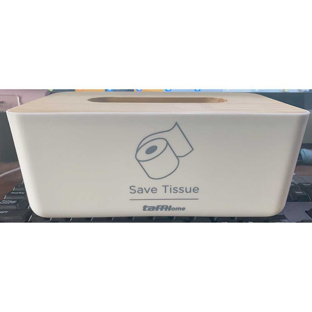 TaffHOME Kotak Tisu Kayu Multifungsi Model 1 Slot - ZJ001