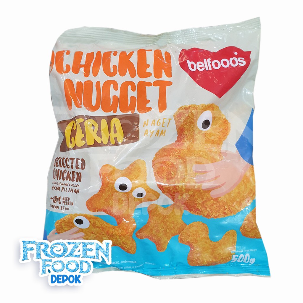 

BELFOODS CHIKEN NUGGET CERIA 500 GRAM