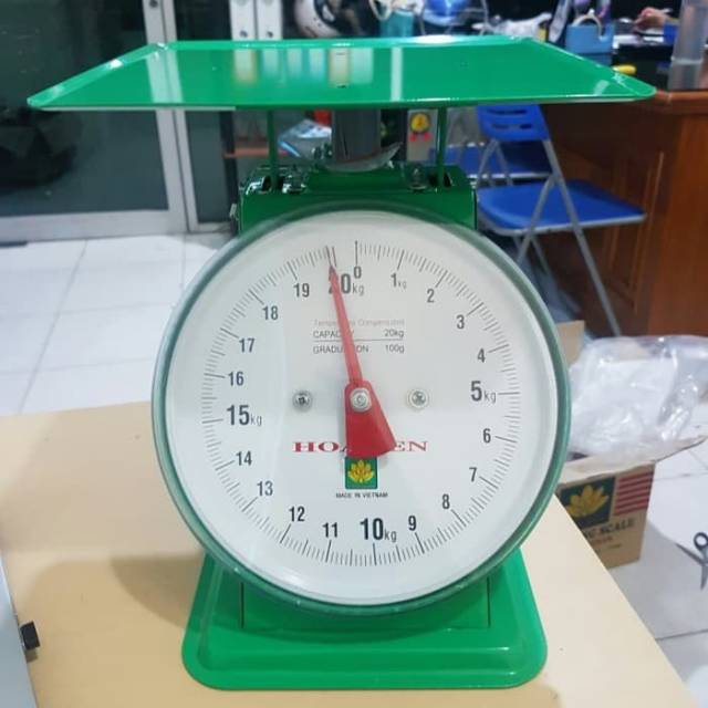 Timbangan Duduk Jarum / Plat Vietnam Hoasen 20kg Timbangan Duduk Vietnam - Dial Spring Scale 20 kg