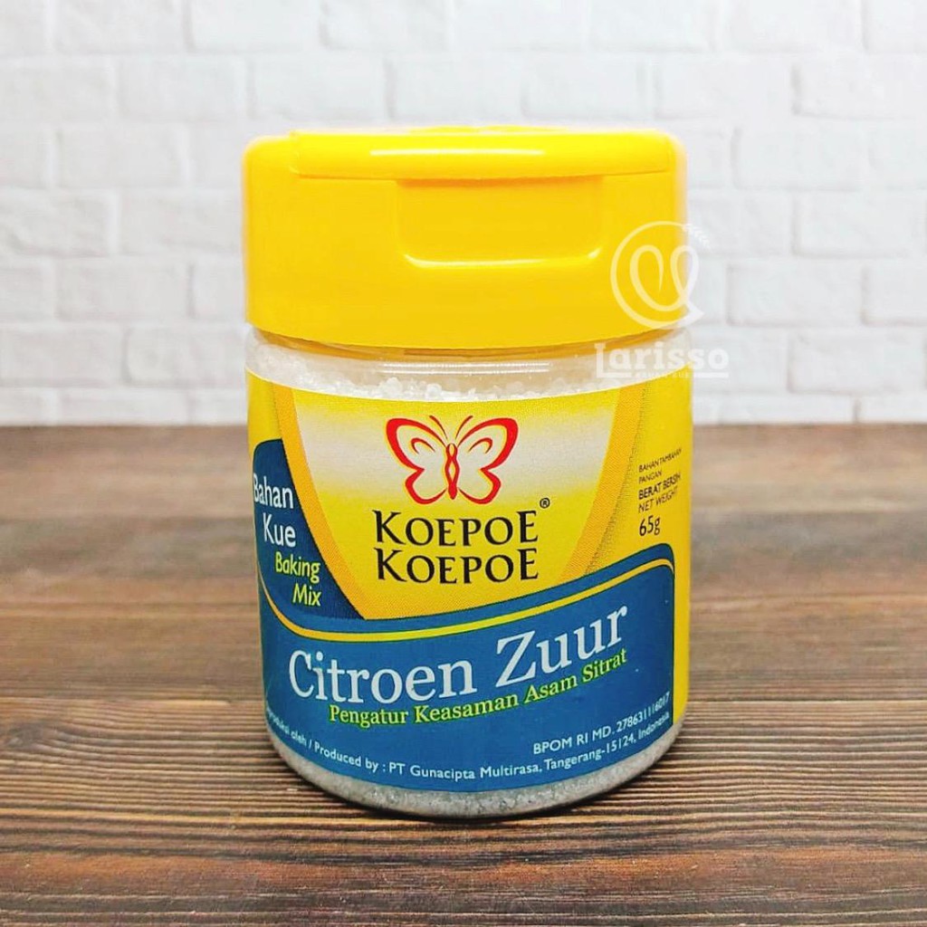 

KOEPOE KOEPOE CITROEN ZUUR PENGATUR KEASAMAN ASAM SITRAT 65GR