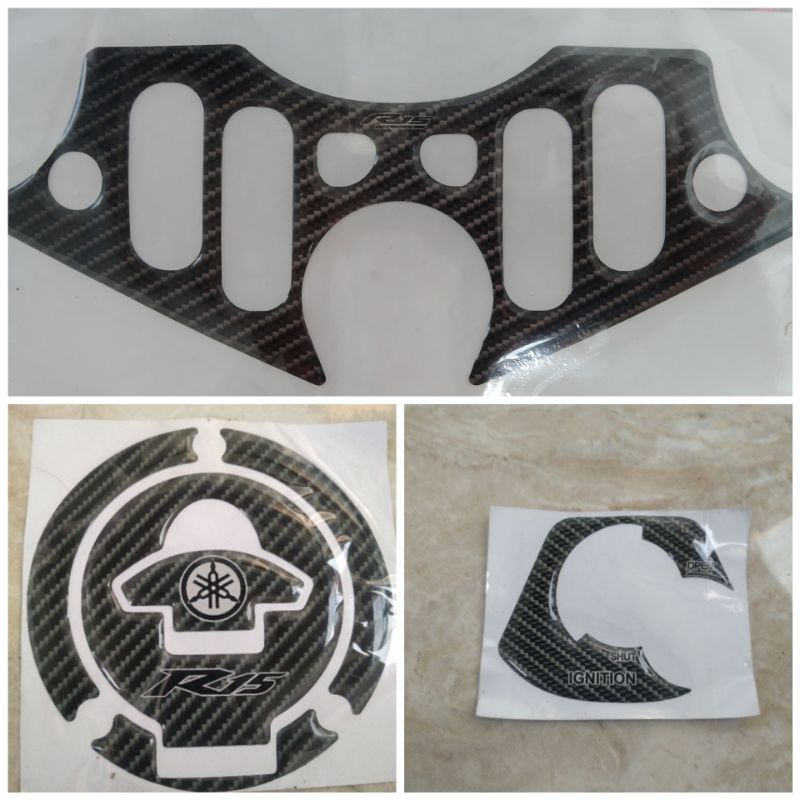emblem timbul R15/stiker timbul R 15/aksesoris motor R15