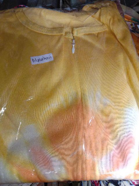 Matahari Gamis Kaos Pelangi Tiedye Batik Payung Jumbo Syari Adem