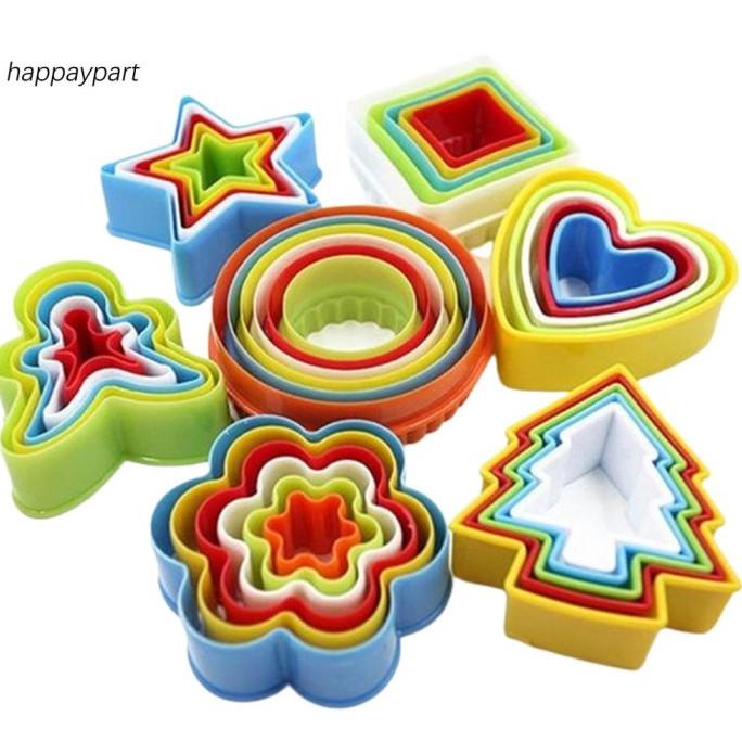 

37PCS / SET CETAKAN PEMOTONG KUE KERING BAHAN PLASTIK UNTUK ALAT DAPUR XCD521XS