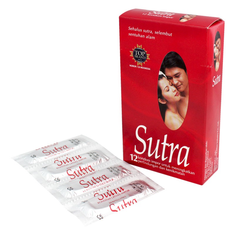 Kondom Sutra 12's - Sutra Classic Merah, Sutra OK Hitam, Sutra Gerigi Biru, Sutra Plus Abu-Abu