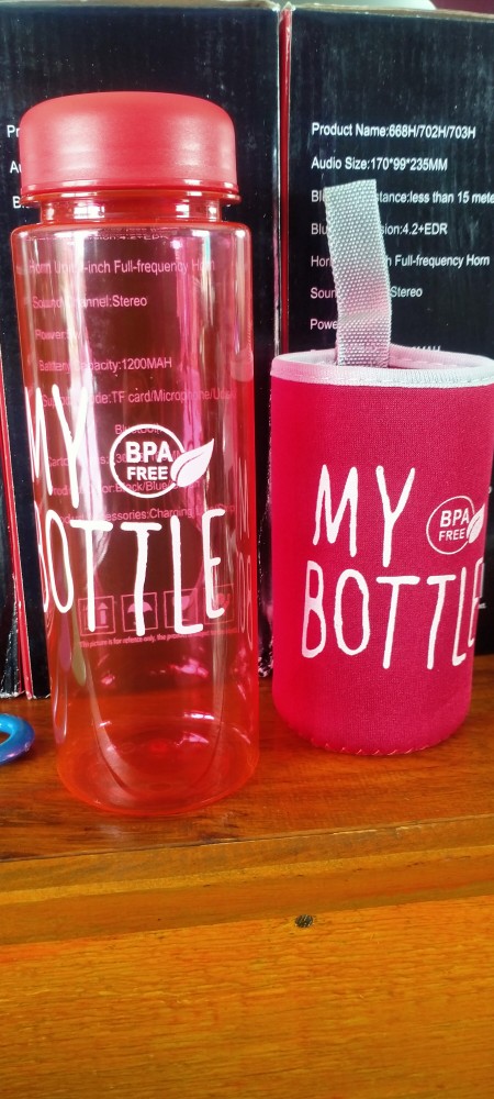 [deashop] My Bottle Warna Gloss - Doff Edisi Baru Logo Bpa Free + Pouch Busa +free Bubble Warp