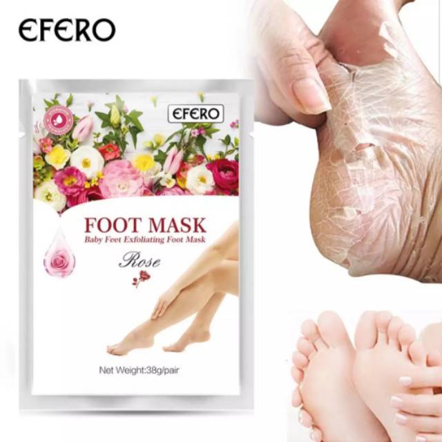FOOT MASK EFERO ( MASKER KAKI,PENGELUPASAN KULIT )