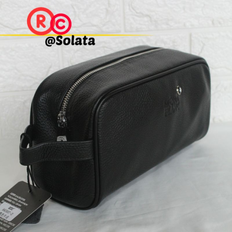 Handbag Pria Wanita / Clutch Pria Wanita Kulit Asli / PouchBag Super