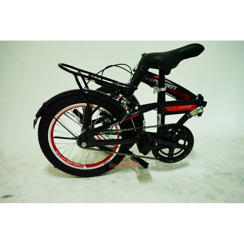 Sepeda Lipat Evergreen 16 Inch 7 speed termurah dengan kualitas terbaik import Garansi frame SNI-8