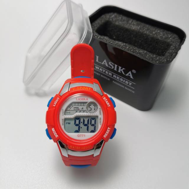 Jam tangan digital Anak Anak dan remaja water Resist Lasika 771