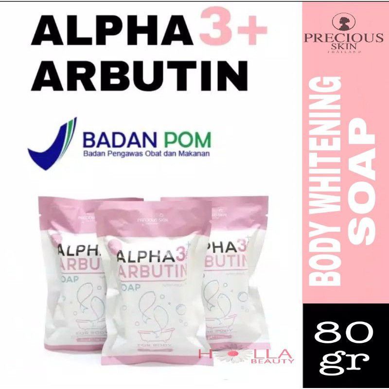 aschosme SABUN ALPHA ARBUTIN 3+ / whitening body soap