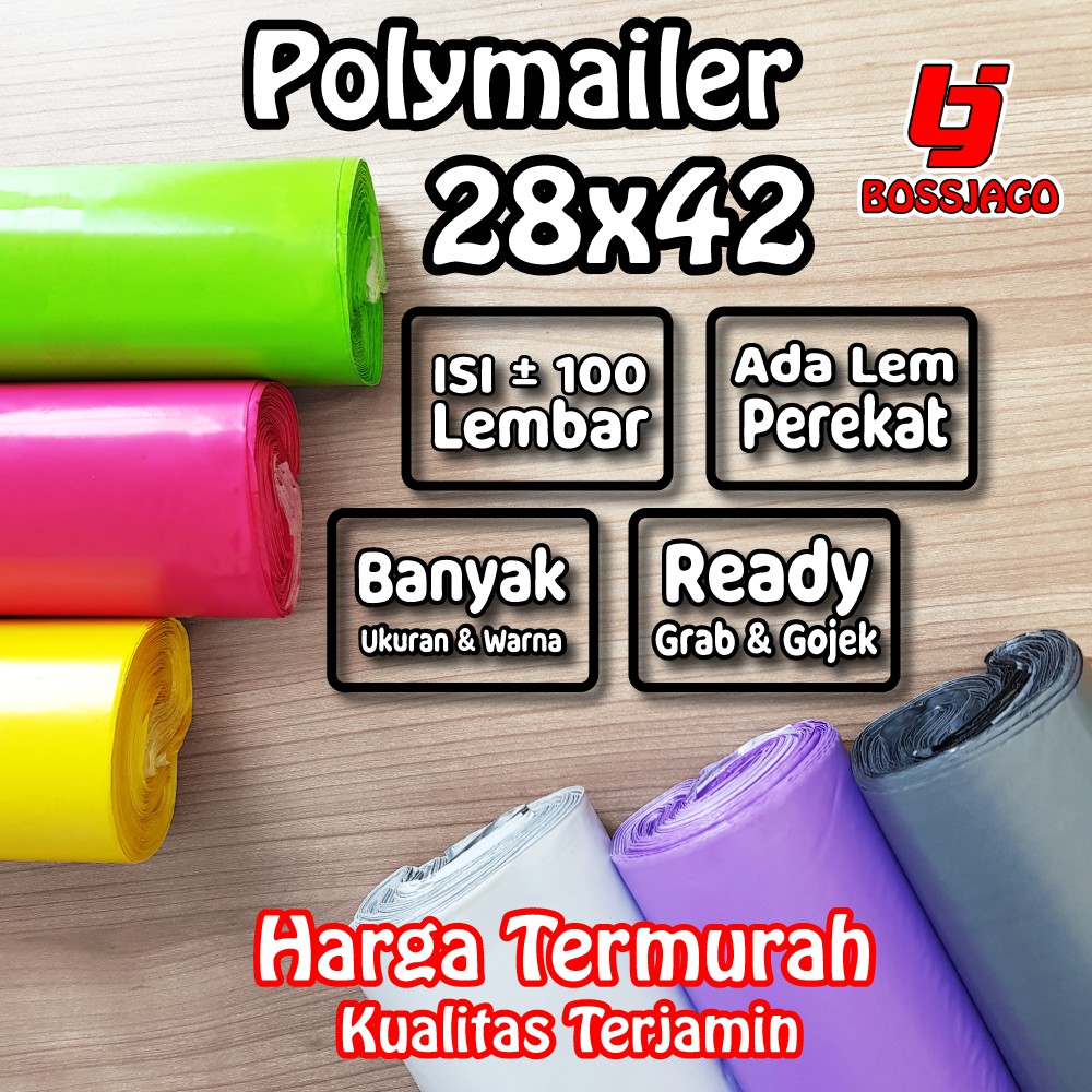 

BOSSJAGO POLYMAILER 28x42 ISI ±100