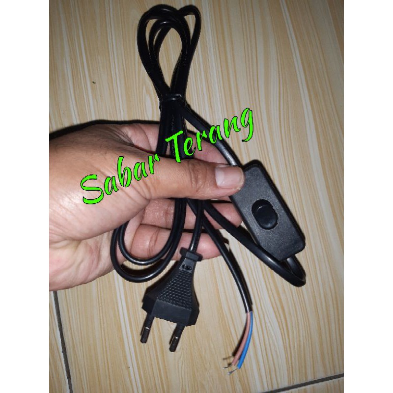 Jual KABEL BUNTUNG SAKLAR ON OFF 1.8 M / JECK KABEL ON OFF COLOKAN ...