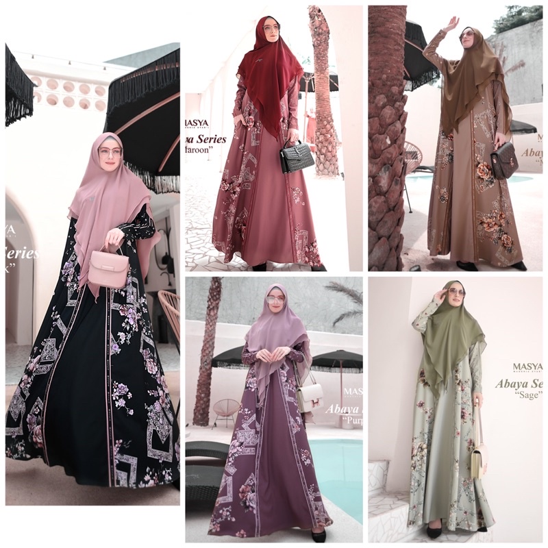 Set Abaya Series By Masya Madenia Syari