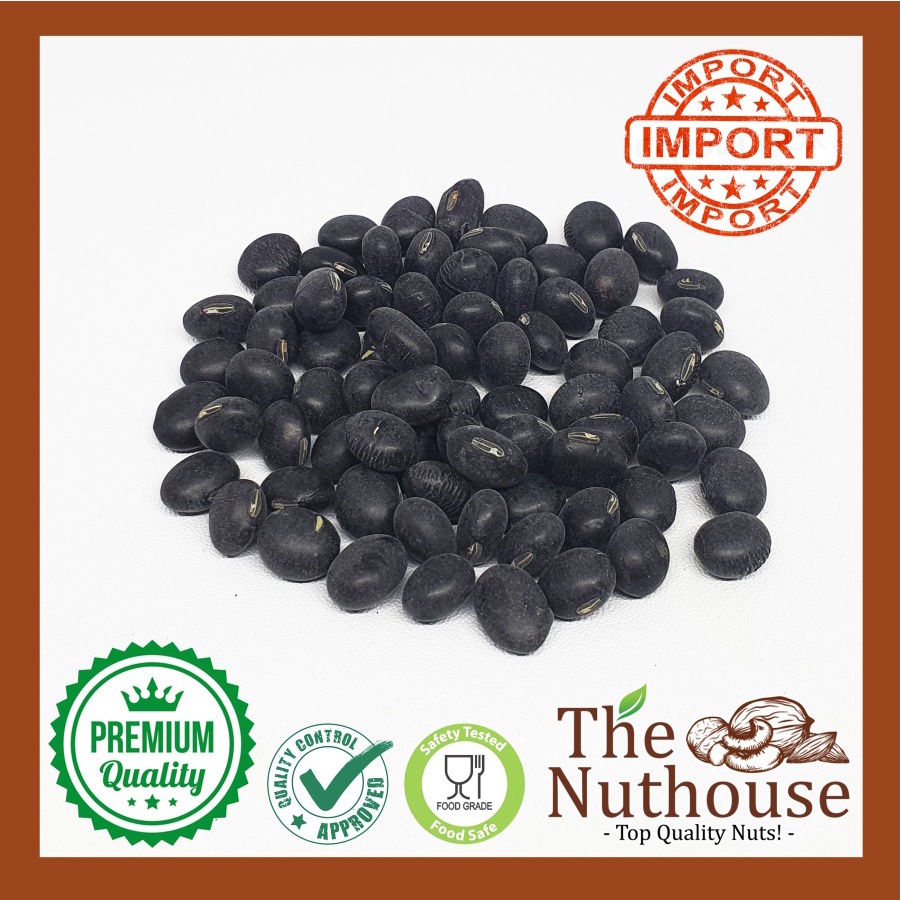 

250gr Black Soybean with Green Kernel / Kacang Kedelai Hitam