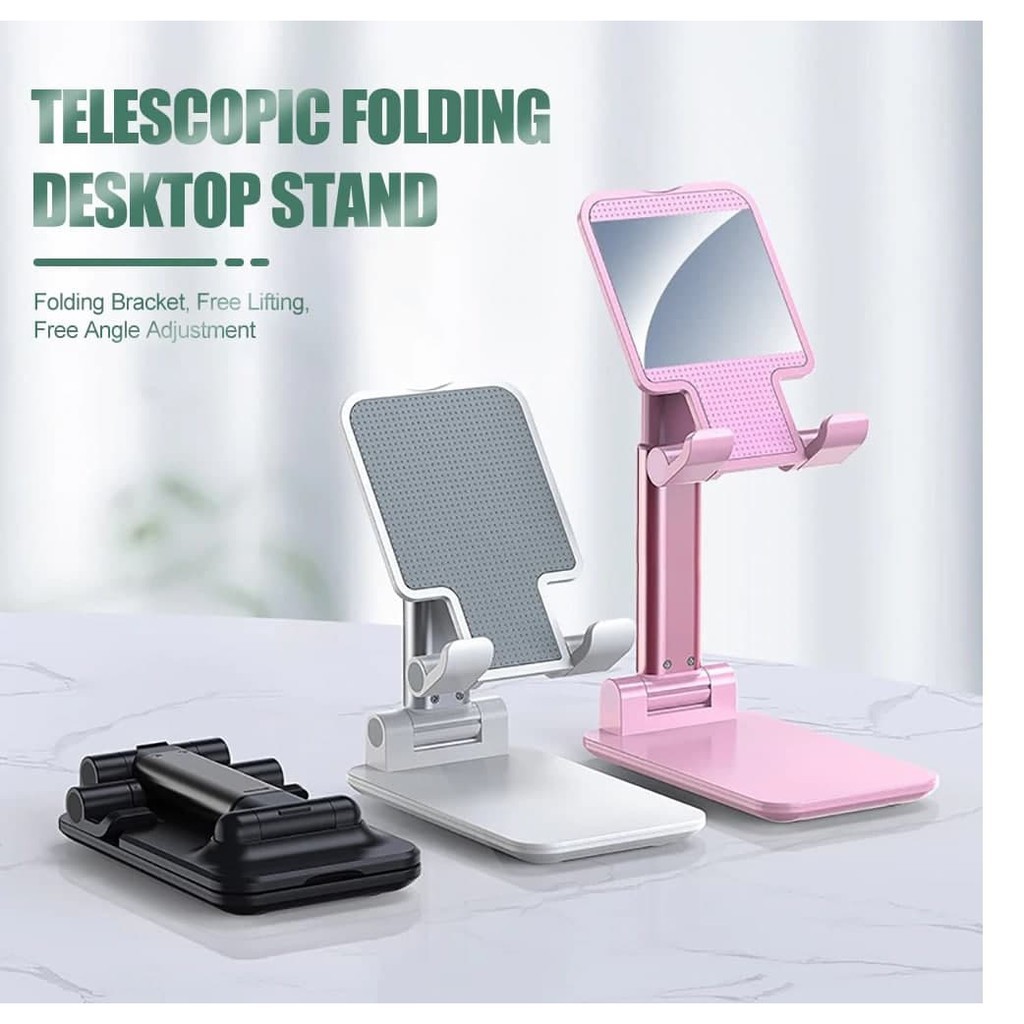 ZILLO Holder HP Phone Holder Folding Stand Holder Lipat Holder Lipat Handphone Meja Stand Holder Universal