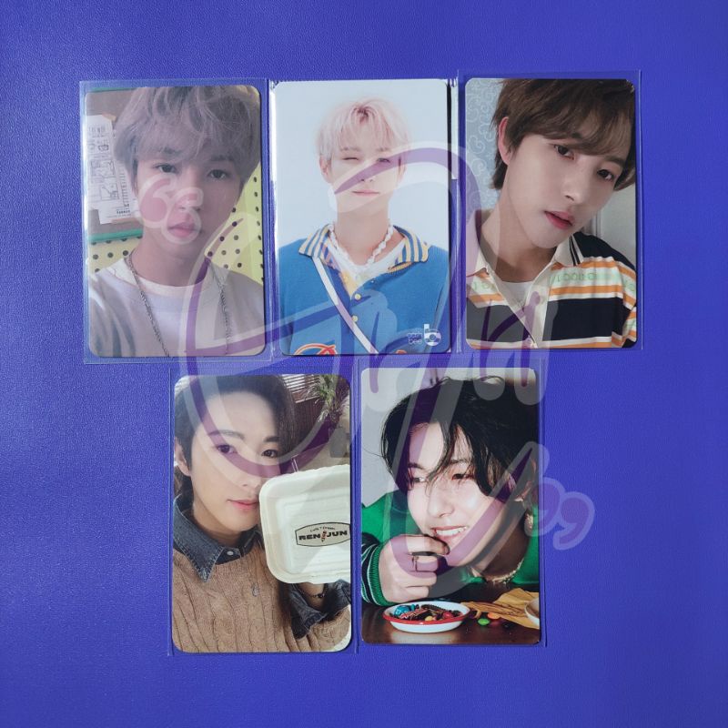 [READY] OFFICIAL PC PHOTOCARD RENJUN NCT DREAM YIZHIYU CASHBEE TRANSPORTATION CARD TUMBLER BINDER HO