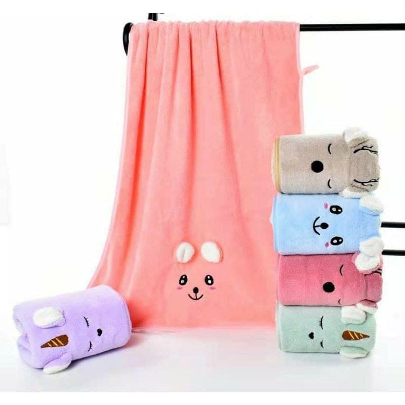 HANDUK BAYI LEMBUT MICROFIBER 50X100 HANDUK BAYI BEAR