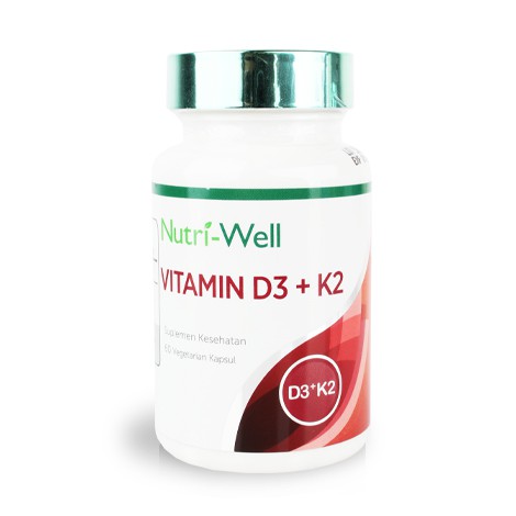 Nutriwell Vitamin D3 + K2 60 Capsules