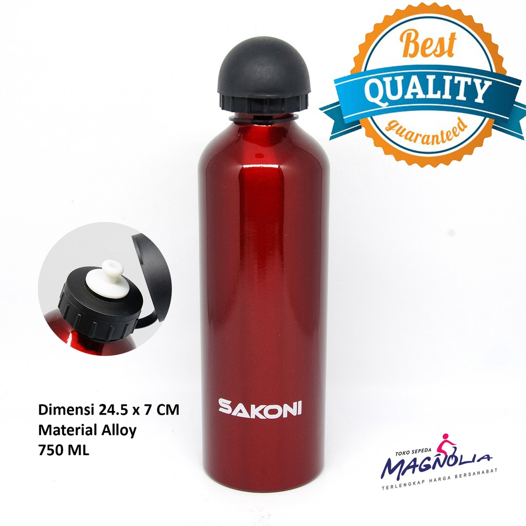 Botol Air Wadah Minum Sepeda Alloy Gowes Gunung MTB Lipat Roadbike Balap Fixie CTB  750 ML