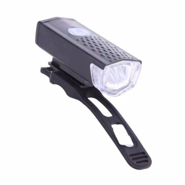 Lampu LED USB Depan Sepeda Cree Led 300lm Rechargeable / Lampu Depan USB Sepeda [ 1 KG MUAT 6 ]