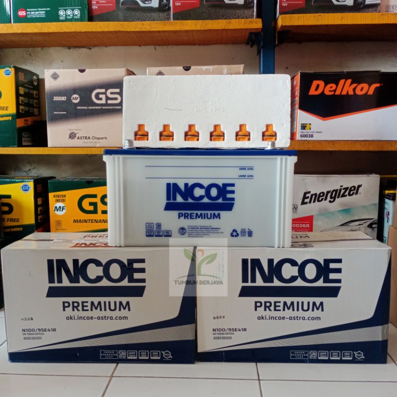 Jual Aki mobil INCOE N100 95E41R Bus Truk Taft Genset 100Ah | Shopee
