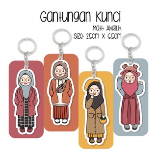 Jual Gantungan Kunci Ganci Keychain Karakter Boneka Anime Kartun Girl ...