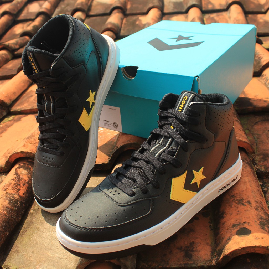 CONVERSE RIVAL MID - BLACK/AMARILLO/BLACK ORIGINAL