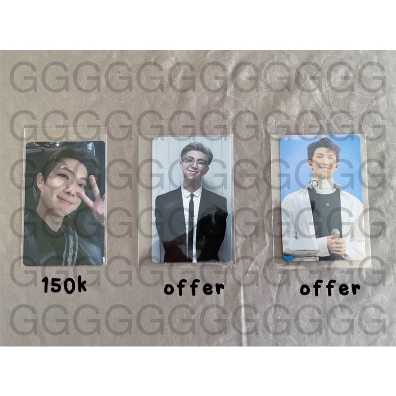 official photocard bts kim namjoon rm mots one concept book memories 2018 the wings tour in seoul dv