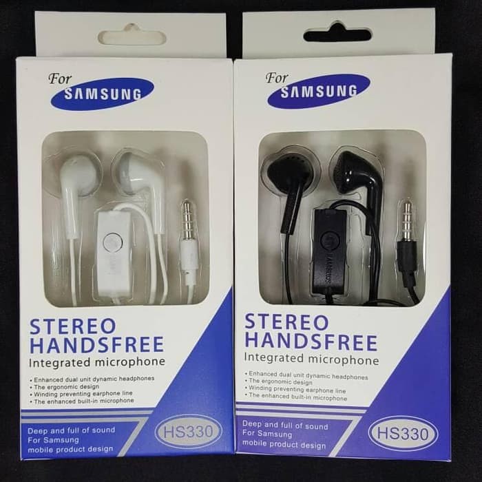 Headset Handsfree Earphone Samsung Stereo HS330 / Samsung HS-330 HMP
