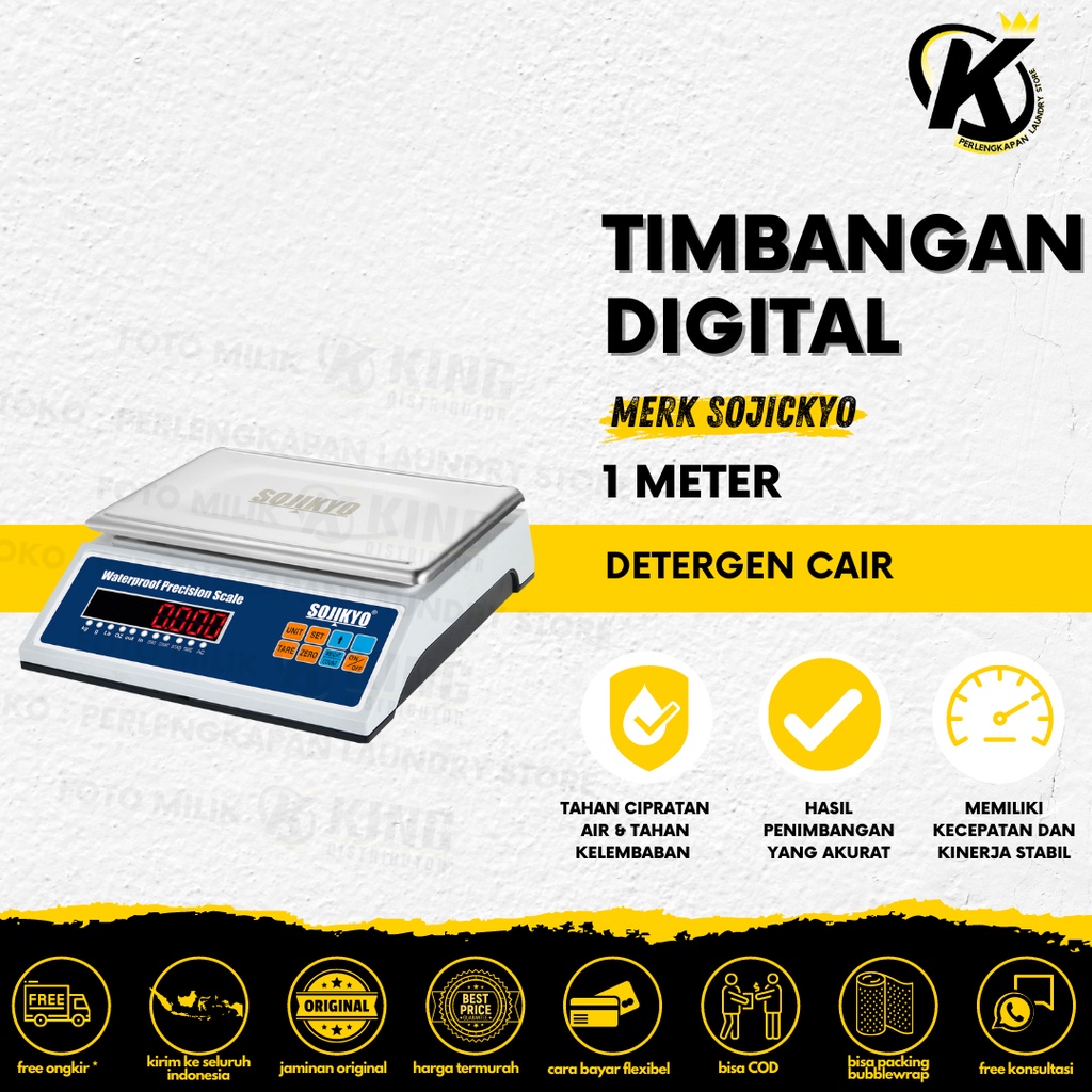Timbangan Digital Waterproof 30 kg SOJIKYO