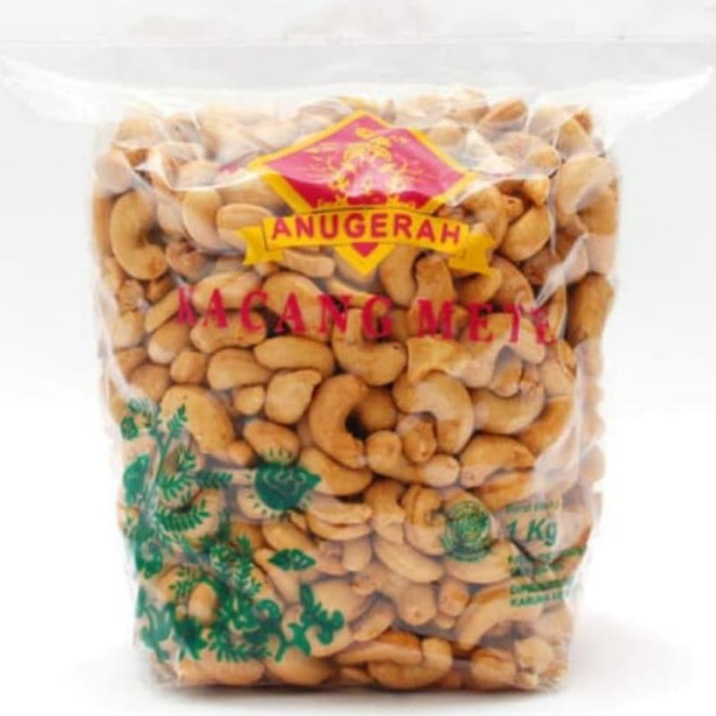 

Kacang Mede - Merk ANUGERAH 1 kg - Rasa Original dan Manis