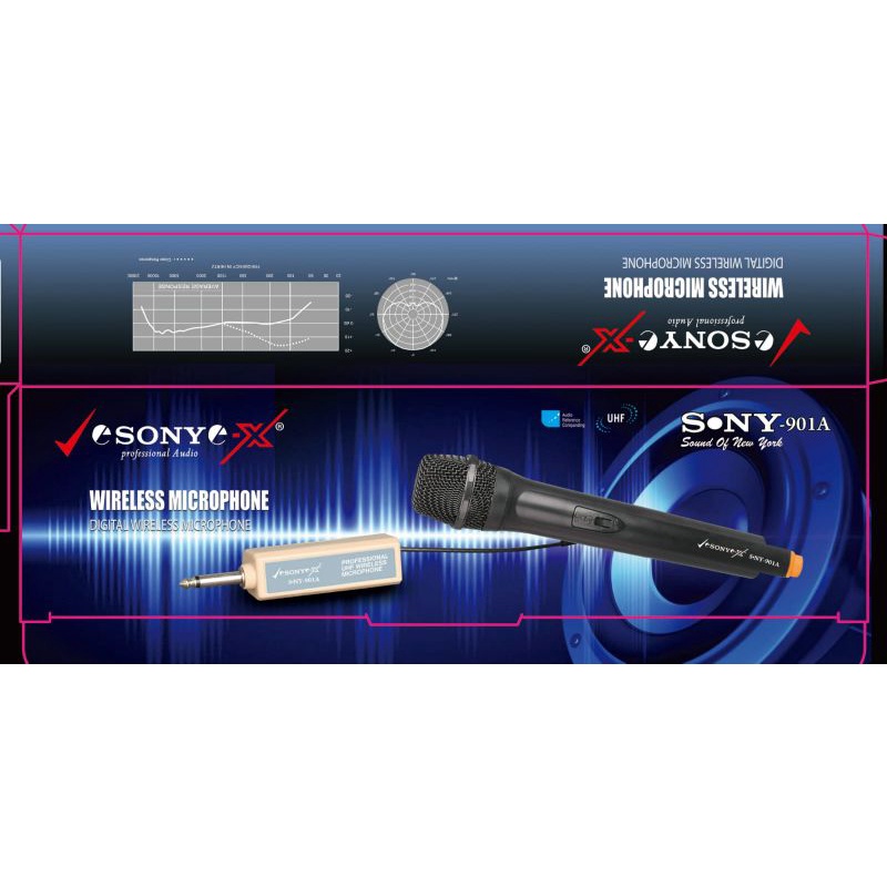 mic wireless single Sony 901A