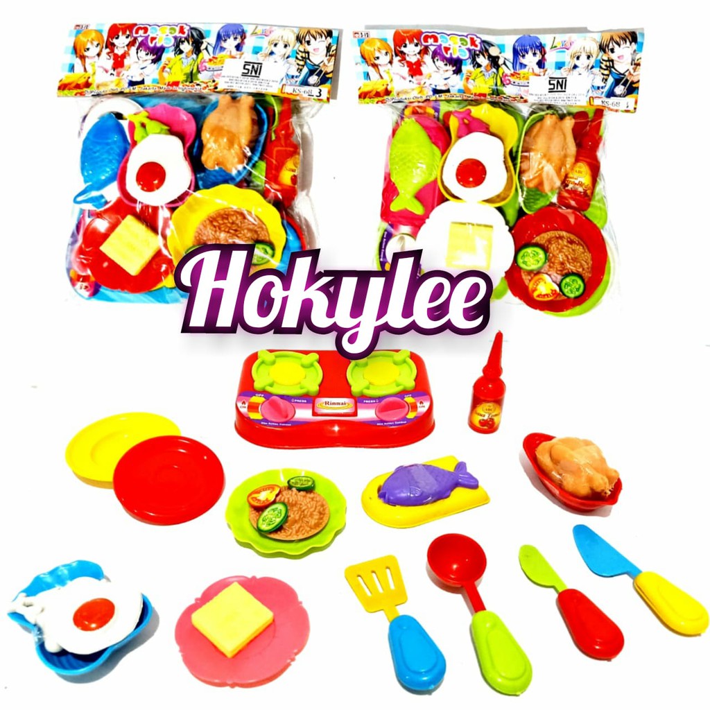 MASAK MASAKAN SET MAINAN PERALATAN DAPUR MASAKAN NASI GORENG - KS 68