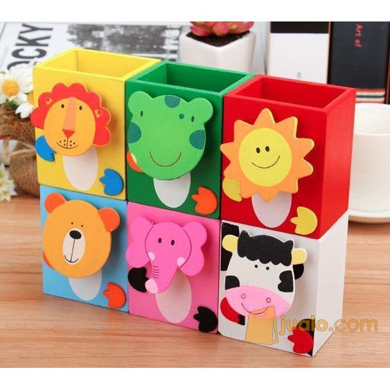 

Kotak Pensil Kayu Seri Binatang II