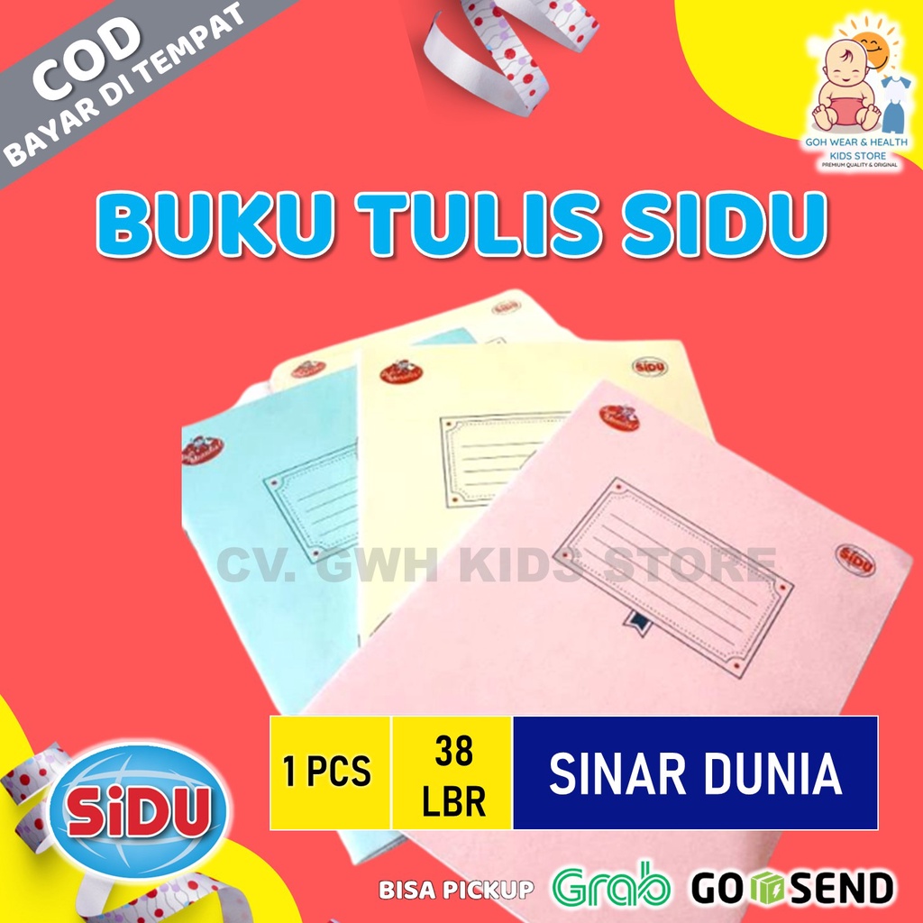 

Buku Tulis Anak Sekolah Grosir Sidu Sinar Dunia 38 Lembar SD SMP SMA