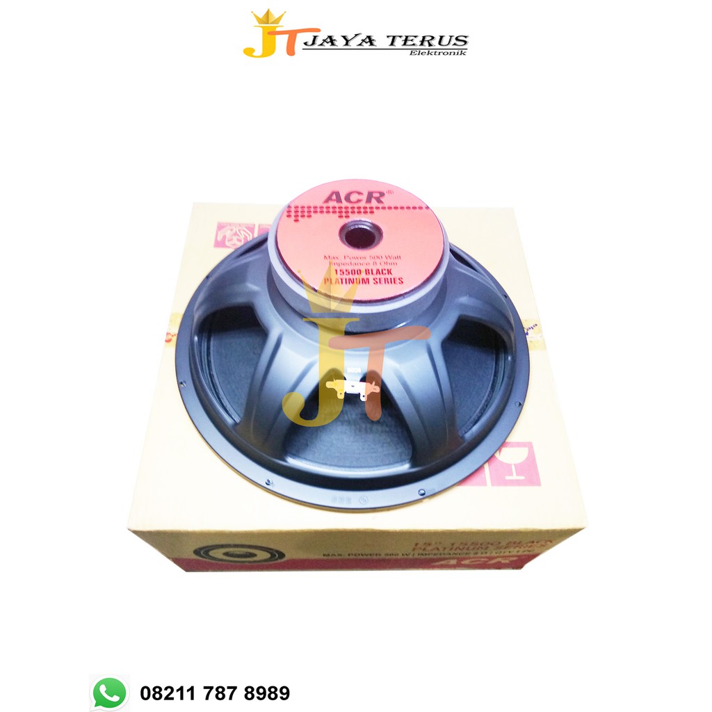 Speaker Full Range 15 inch / ACR 15500 black P 15" (500 watt, 8 ohm)