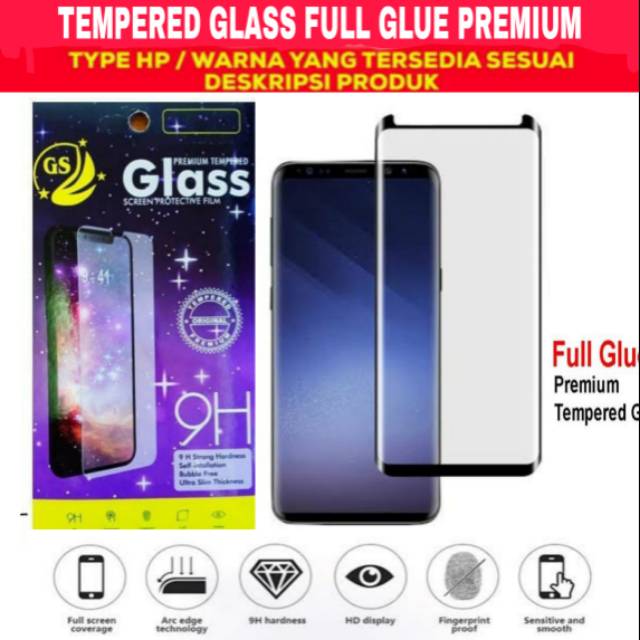 Tempered Glass Samsung Note 9 8 S9 S9 Plus S6 Edge S6 Edge Plus S7 Edge S8 S8 Plus Note 8 Full Cover