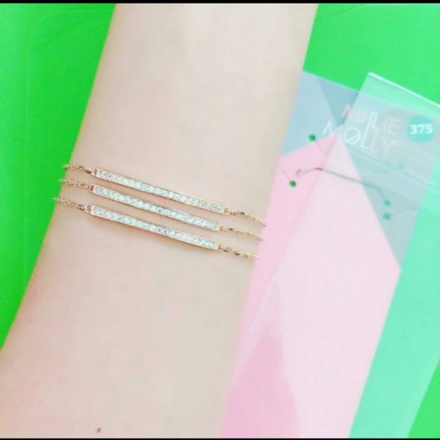 Gelang mata 3 layer serut Millie molly kadar 375